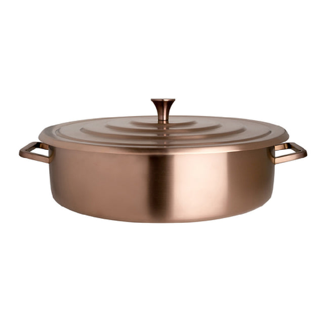 Steelite 7353MW302 Round Homestyle Chafer 2.0 Gal 18.0" X 15.75" X 5.5"