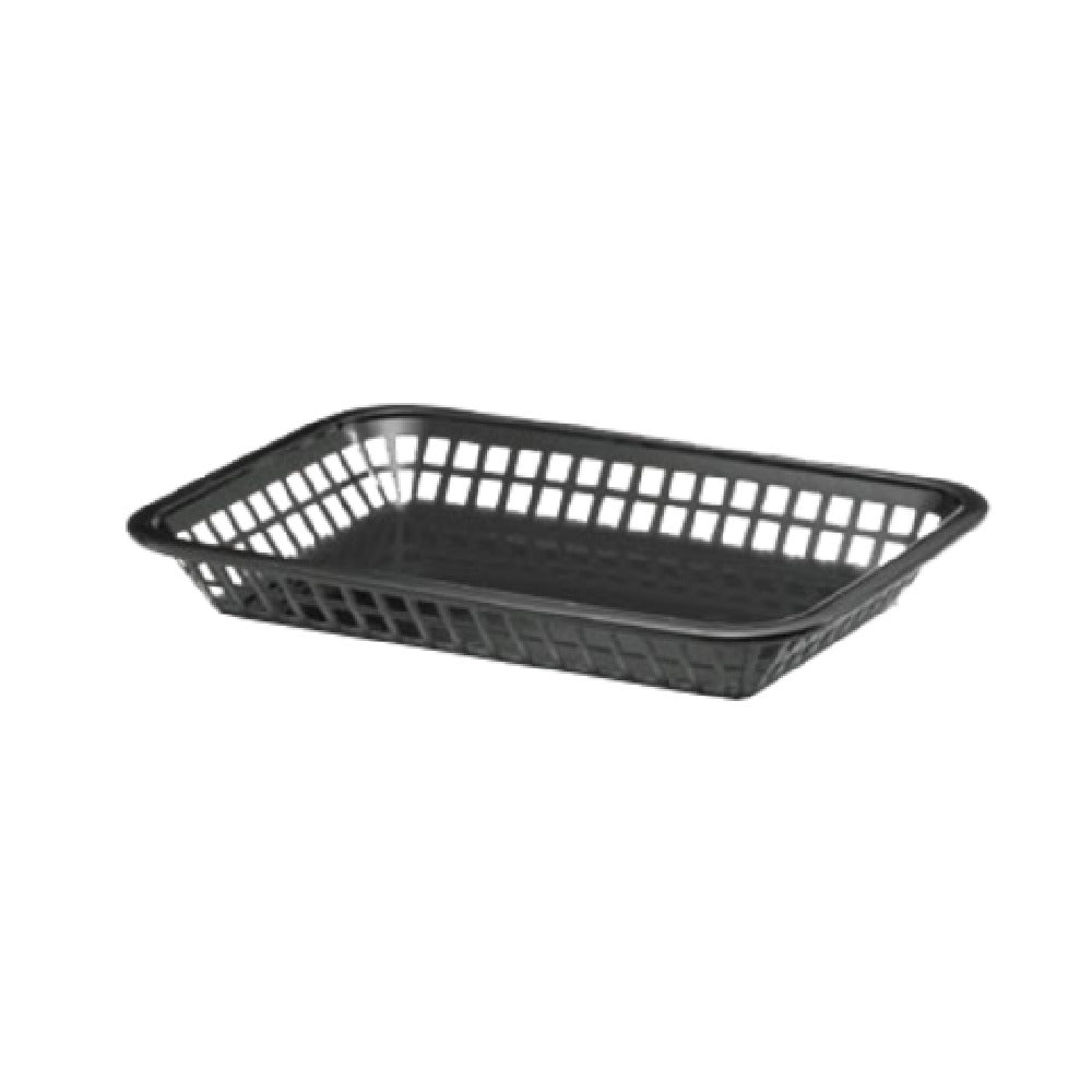 TableCraft Products 1077BK - Grande Platter Basket, 10-3/4" X 7-3/4" X 1-1/2", Rectangular