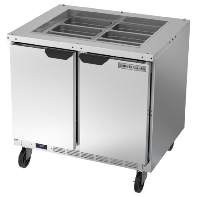 Beverage Air SPE36HC-12-S Salad Top Refrigerated Counter Two-section 36"W