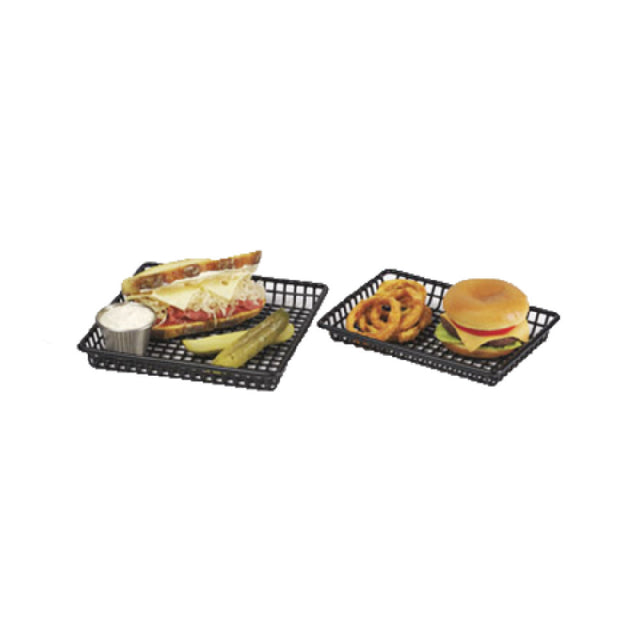 GET Enterprises 4-35809 Grid Basket 9" X 7" X 1-1/8" Rectangular