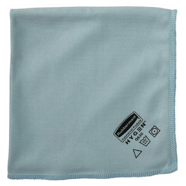 Rubbermaid FGQ63000BL00 Hygen™ Glass Cloth 16" X 16" Microfiber