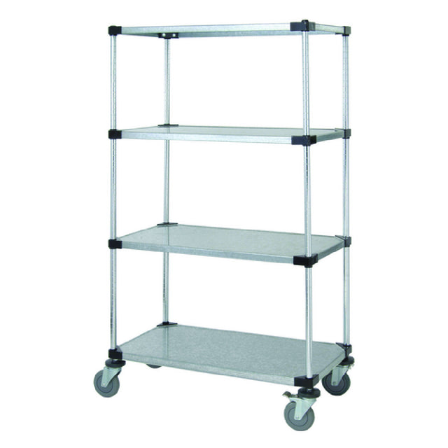 Quantum M1860SG47 Mobile Cart 60"W X 18"D X 80"H Includes: (4) Solid Galvanized Steel Shelves