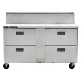 Traulsen CLPT-6016-DW Centerline™ By Traulsen Compact Prep Table Four Fully Removable Drawers