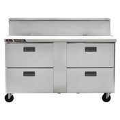 Traulsen CLPT-6016-DW Centerline™ By Traulsen Compact Prep Table Four Fully Removable Drawers