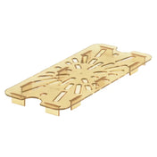 Merco 130141377 1/3 Size Amber Plastic Tray Insert (Trivet/Drain)