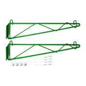 Hubert 30V-119 - CenPro Deep Wall Mounting Brackets For Green Epoxy Wire Shelving