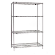 Metro SE-246074K4-S-4 Super Erecta® Starter Shelving Unit 60"W X 24"D X 74"H