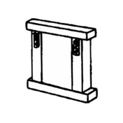 Piper Products C-4-FF - Elite False Front, 48" Long, 4" Wide