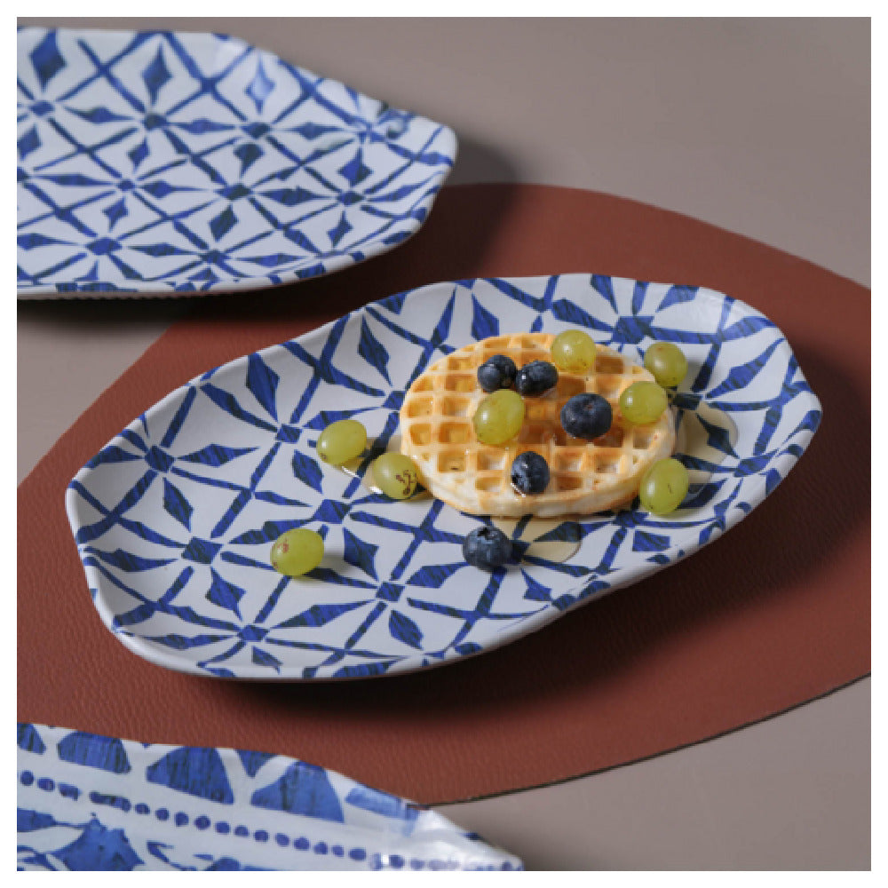 Porto Brasil 34831117901 - Shallow Bio Oval Platter, 7.9", Stoneware