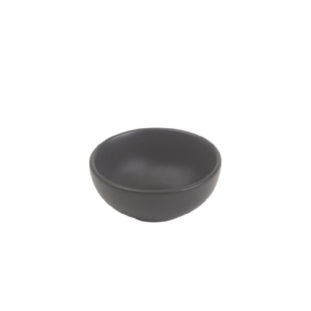 Cameo China 910-7105980 Onyx Butter Dish 3 Oz. (90 Ml) 2-3/4" Dia. X 1-1/8"H (7 Cm X 2.8 Cm)