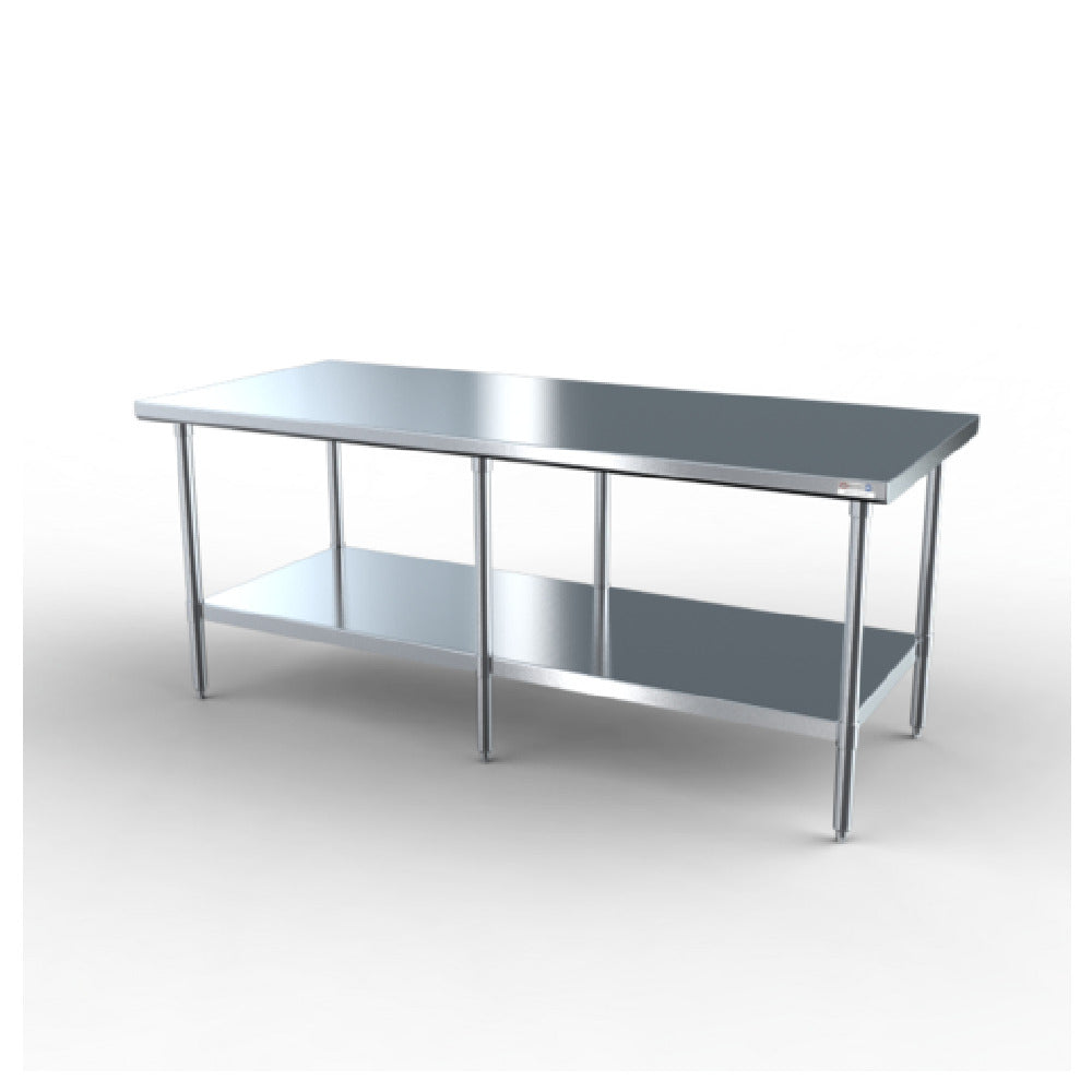 NBR Equipment TS4-9630 - Premium Work Table, 96"W X 30"D X 35-1/4"H Overall Size