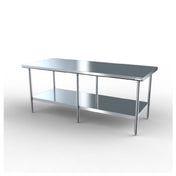 NBR Equipment TS4-8430 - Premium Work Table, 84"W X 30"D X 35-1/4"H Overall Size