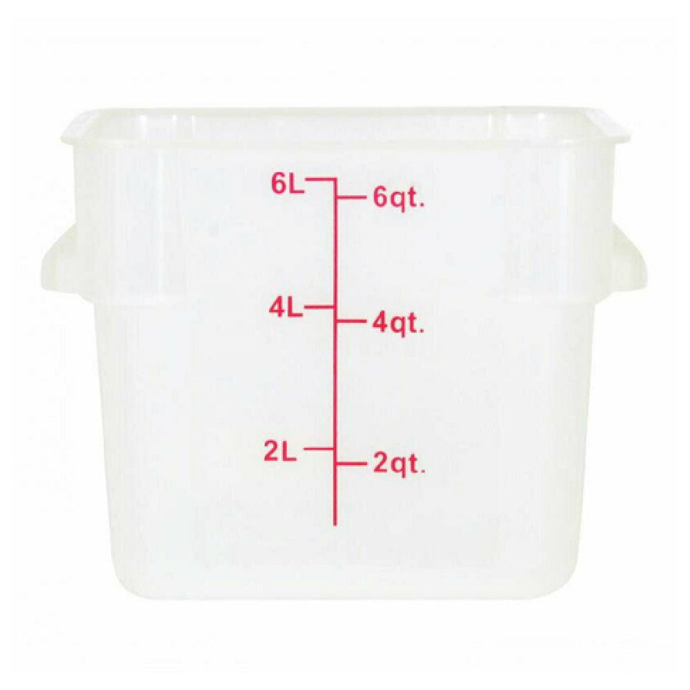 Omcan 80203 (80203) Food Storage Container 6 Quart Square