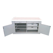 Bon Chef 50092 Outdoor Buffet Station 60"L X 30"W X 38"H Under Cabinet Pullout Drawer Space