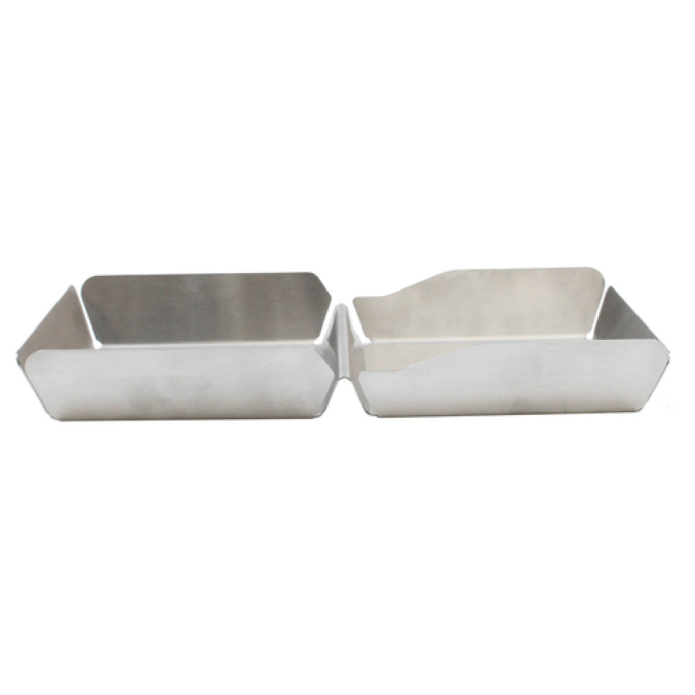 TableCraft Products 20003 - Better Burger Collection™ Burger Box, 11-5/8" X 6-1/4" X 1-1/2" (4-7/8" X 4-7/8" Each Compartment)