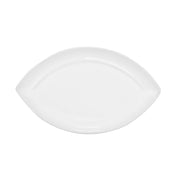 CAC China RCN-SW12 RCN Specialty Swallow Platter 10-1/2"L X 6-1/4"W X 3/4"H Eye Shape