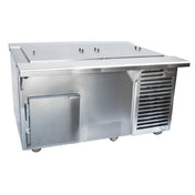 Traulsen TB060FL4-1 Dual-sided Glycol Prep Table 60"W (3) Stainless Steel Doors (2 Pass-thru 1 Standard) Hinged L/R On Front