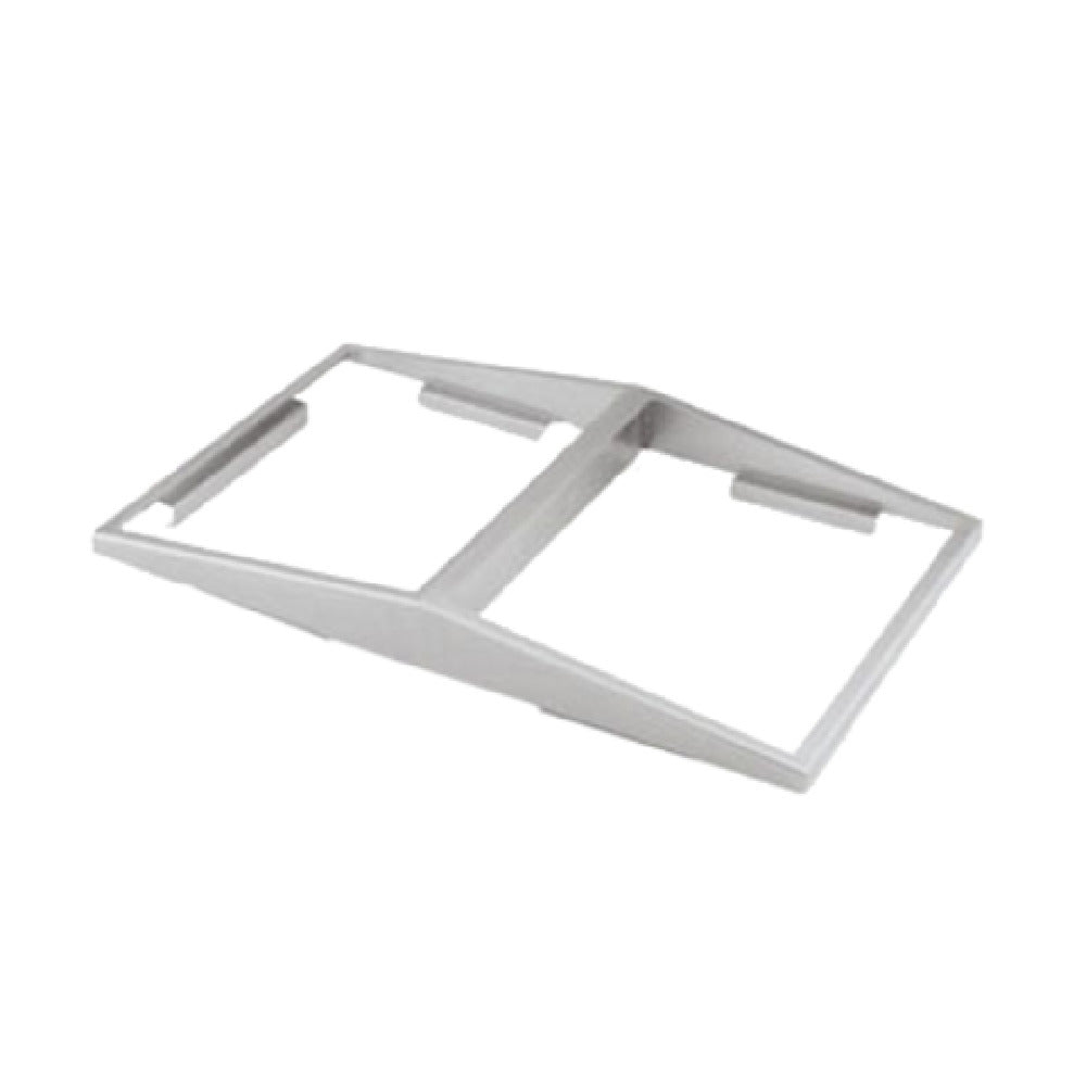 Vollrath 19184 Double Angled Adapter Plate Accommodates (2) 1/2 Size Pans Flanged Base Fits Inside Standard Well Opening