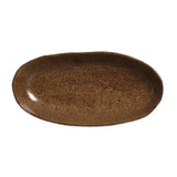 Porto Brasil 14414105801 Deep Organic Platter Oval 12.6" X 6.3"