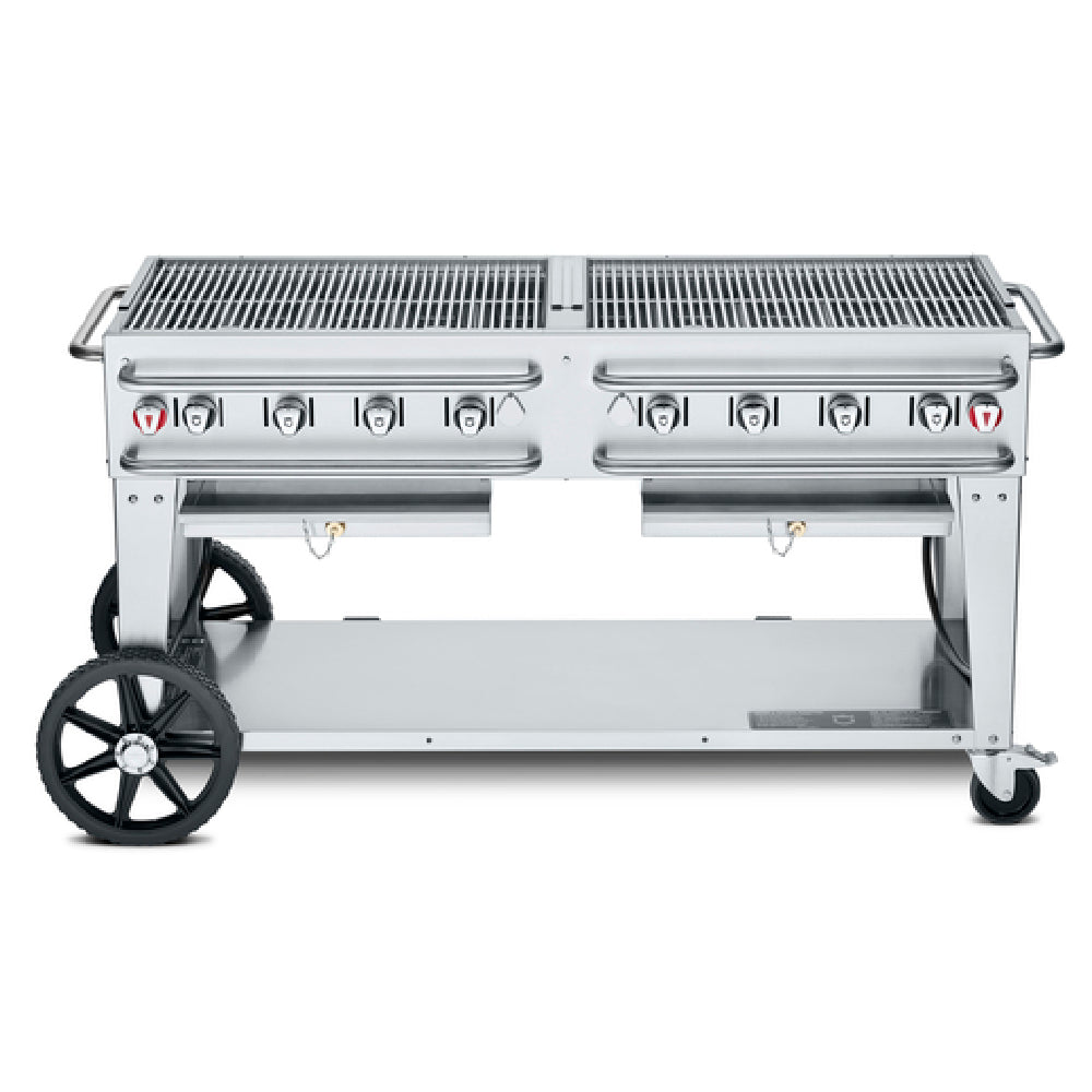 Crown Verity CV-RCB-60-SI50/100 Pro Series Grill LP Gas 69"L X 28"D