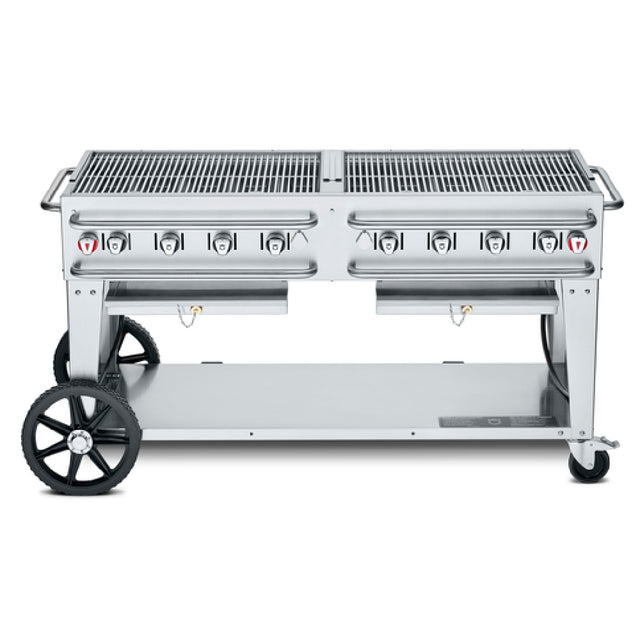 Crown Verity CV-RCB-60-SI50/100 Pro Series Grill LP Gas 69"L X 28"D