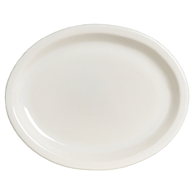Steelite A100P242 Narrow Rim Oval Platter 11.375" X 9.0" American Basics