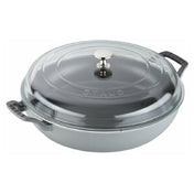 Zwilling 14813018 Staub® Brazier 3-1/2 Qt. With Glass Lid