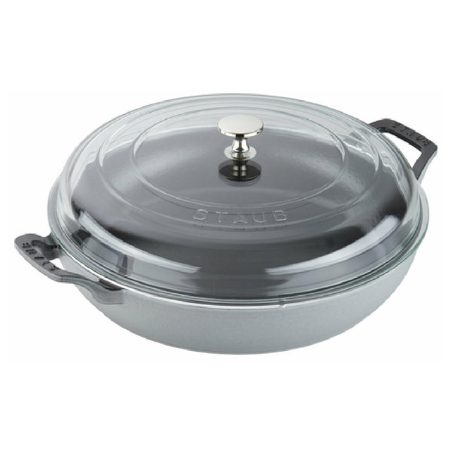 Zwilling 14813018 Staub® Brazier 3-1/2 Qt. With Glass Lid