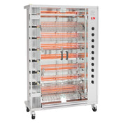 Rotisol FF1175-8G-SS_LP FauxFlame™ Rotisserie Oven Gas Floor Model