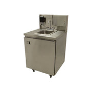 Advance Tabco TA-MSC-1 Rear Riser Panel For 26" Wide Mobile Sinks Includes Paper Towel Dispenser (keyless)