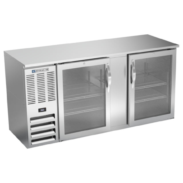 Beverage Air BBN68HC-FG-S - Refrigerated Food Rated Back Bar Storage Cabinet, Two-section
