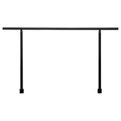 National Public Seating SGR2L NPS® Side Guard Rails 14-gauge Black Powder Coated Steel