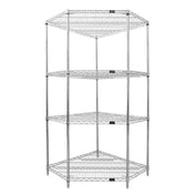 Quantum WR86-1836CRNC Wire Shelving Starter Kit 5-Sided Shelf