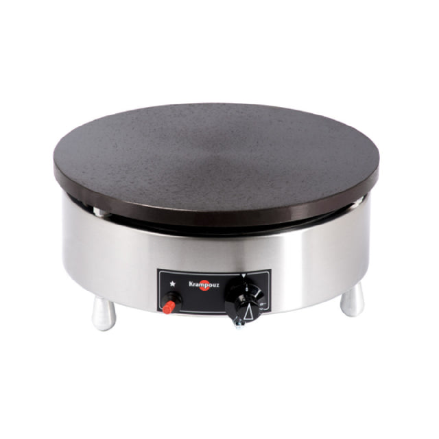 Eurodib USA CGBIP4P - Krampouz Gas Crepe Maker, Single Gas Burner, Round Frame