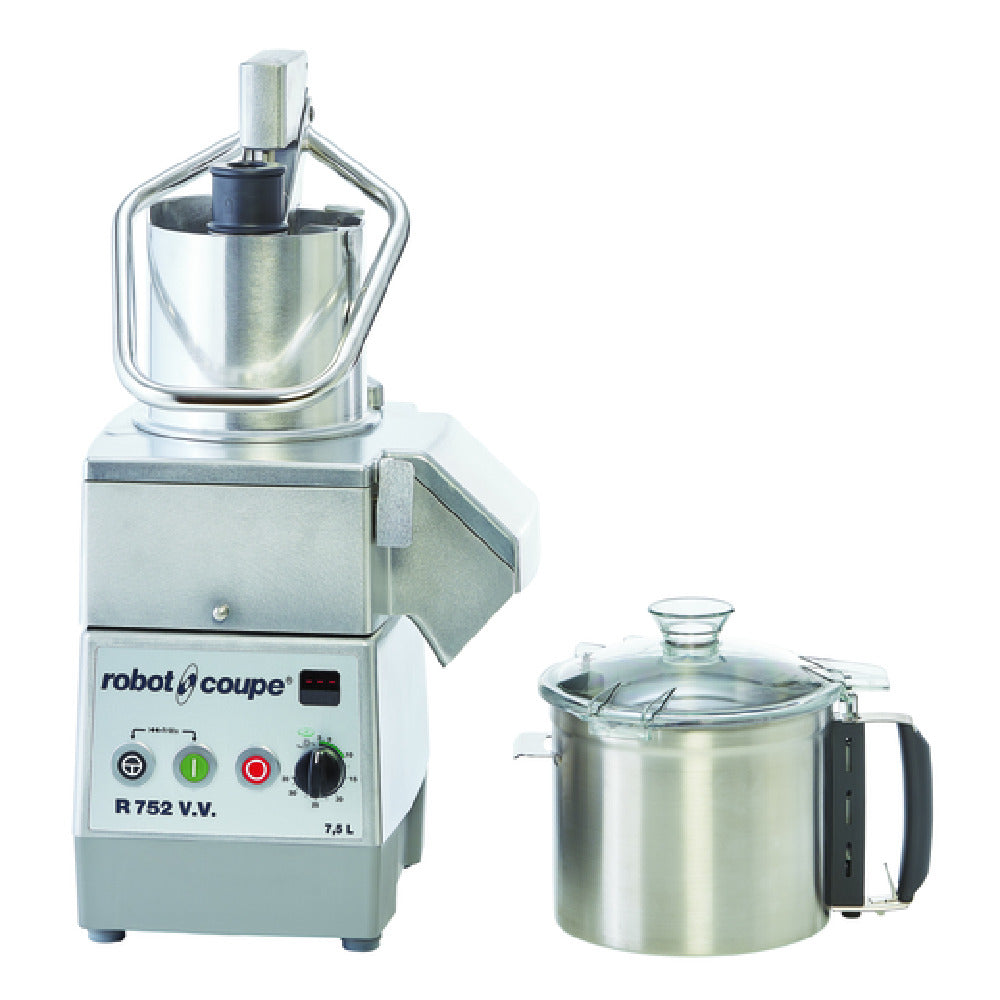 Robot Coupe R752VV Combination Food Processor 7.5 Liter Stainless Steel Bowl With Handle