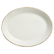 Steelite 17140139 Oval Coupe Platter 8.0" X 6.375"Dapple Brown