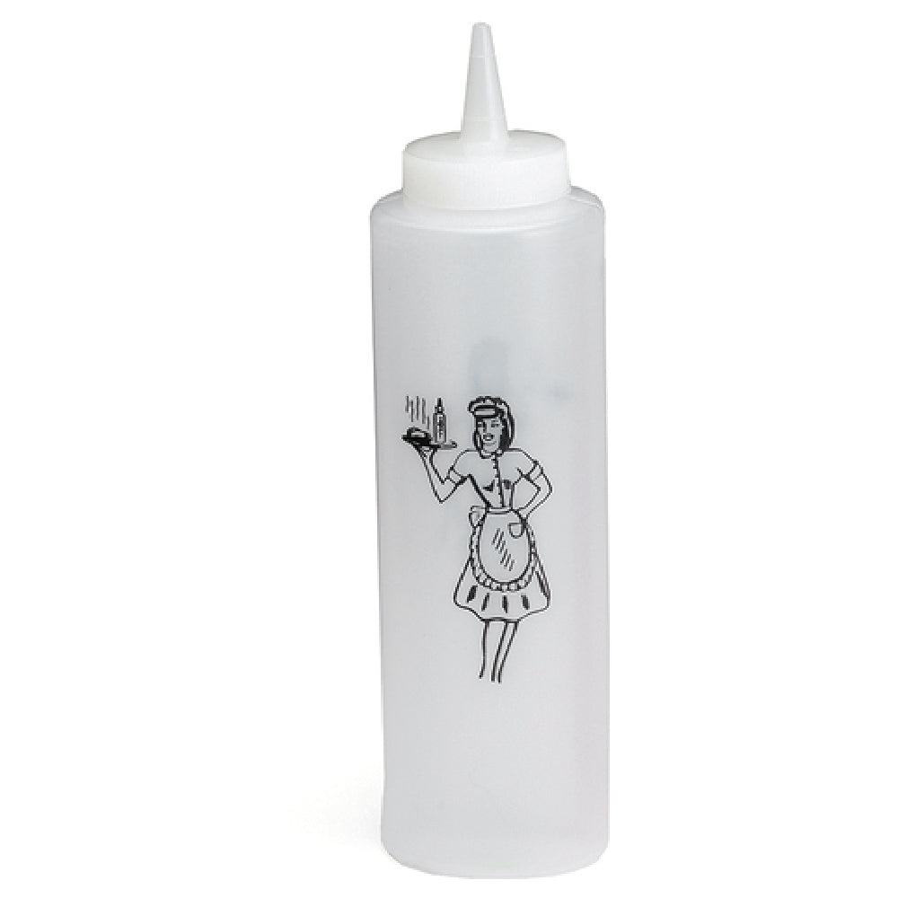 TableCraft Products 1112C - Nostalgia Squeeze Bottle, 12 Oz., 38mm Opening