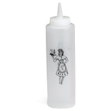 TableCraft Products 1112C - Nostalgia Squeeze Bottle, 12 Oz., 38mm Opening