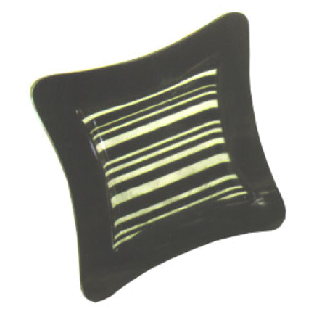 Bon Chef 100103 Black Tie Collection Plate Square 10-1/2" X 10-1/2"
