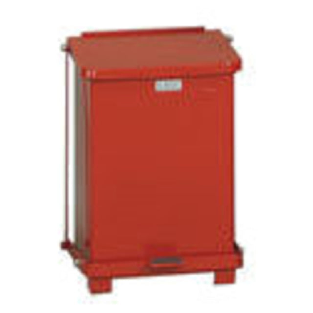 Rubbermaid FGST7EPLRD The Defenders® Step Can 12" Sq X 17" H 4 Gallon