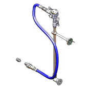 T&S Brass 0RK-SK Hose Reel Connector Kit 18" Riser 36" Flexible Water Connector Hose