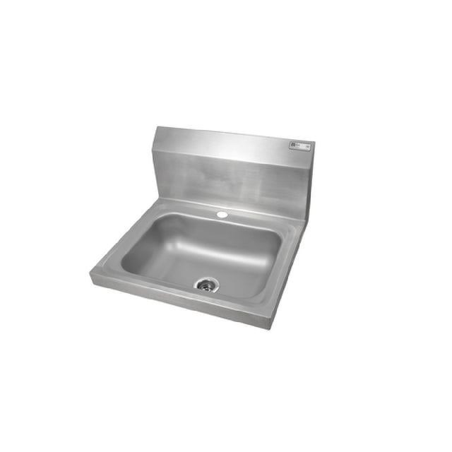 John Boos PBHS-W-1410-1DM-X Pro-Bowl Hand Sink Wall Mount 14"W X 10" Front-to-back X 5" Deep Bowl