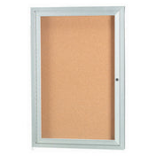 Aarco DCC2418RI Aluminum Bulletin Board 18"W X 24"H Enclosed