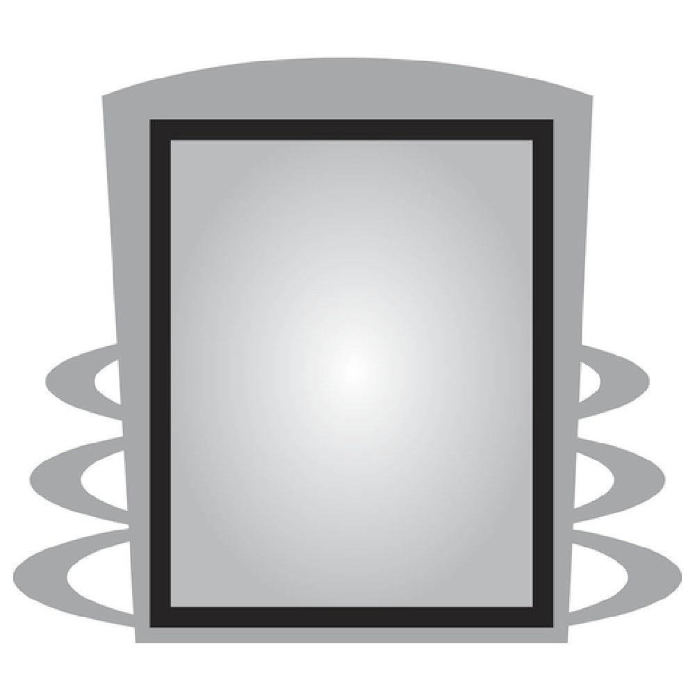 Hubert 38154 - Menu Board, 1-pocket, Wall-mount