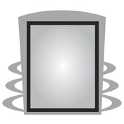 Hubert 38154 - Menu Board, 1-pocket, Wall-mount