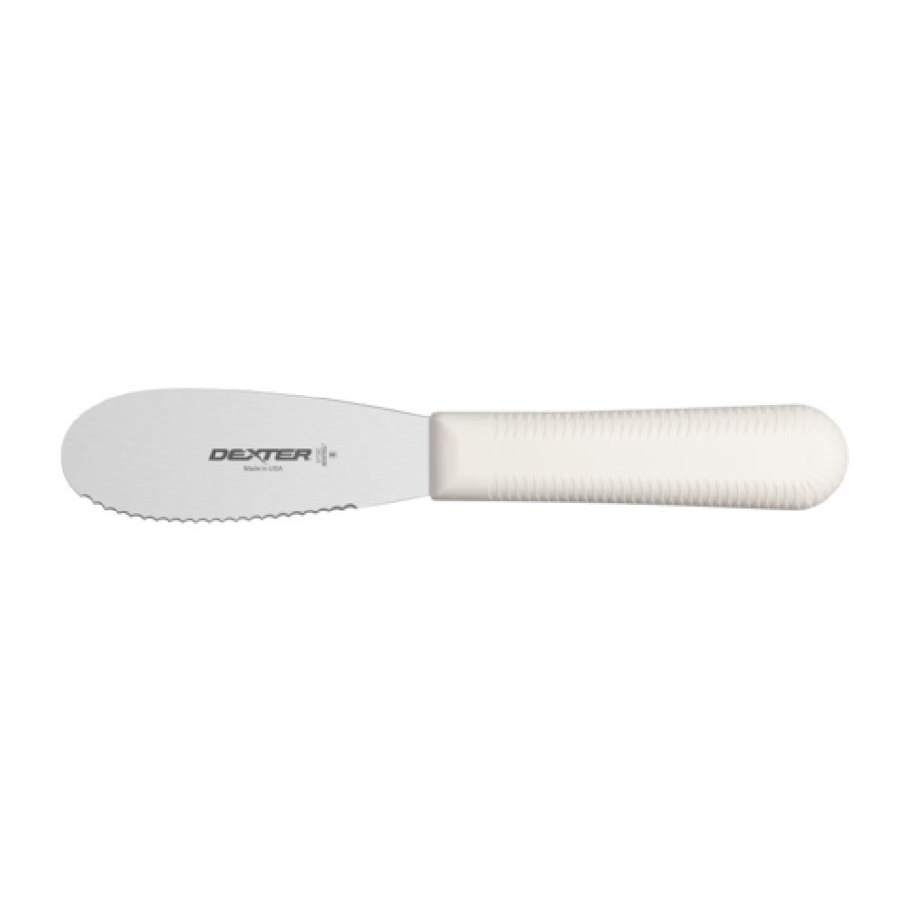 Dexter S173SC-PCP - Sani-Safe® (18213) Sandwich Spreader, 3-1/2", Scalloped Edge