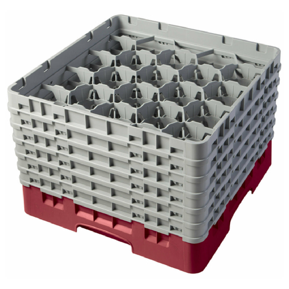 Cambro 20S1114416 Camrack® Glass Rack With (6) Soft Gray Extenders Full Size