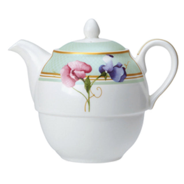 Steelite 82106AND0411B Tea For One Teapot 16.0 Oz 4.875" X 4.0" X 2.375"