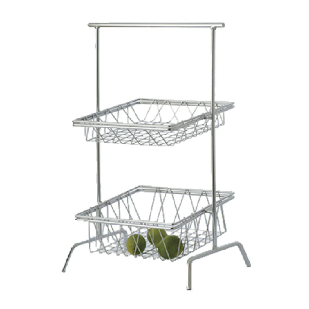 GET Enterprises WB-106C Clipper Mill Pastry Basket 12" X 4"H Square