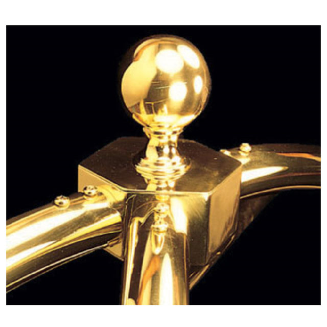 Forbes Industries 2400-BF Replacement Finial Ball Shape Brass